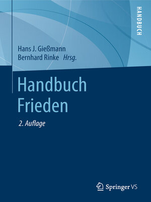 cover image of Handbuch Frieden